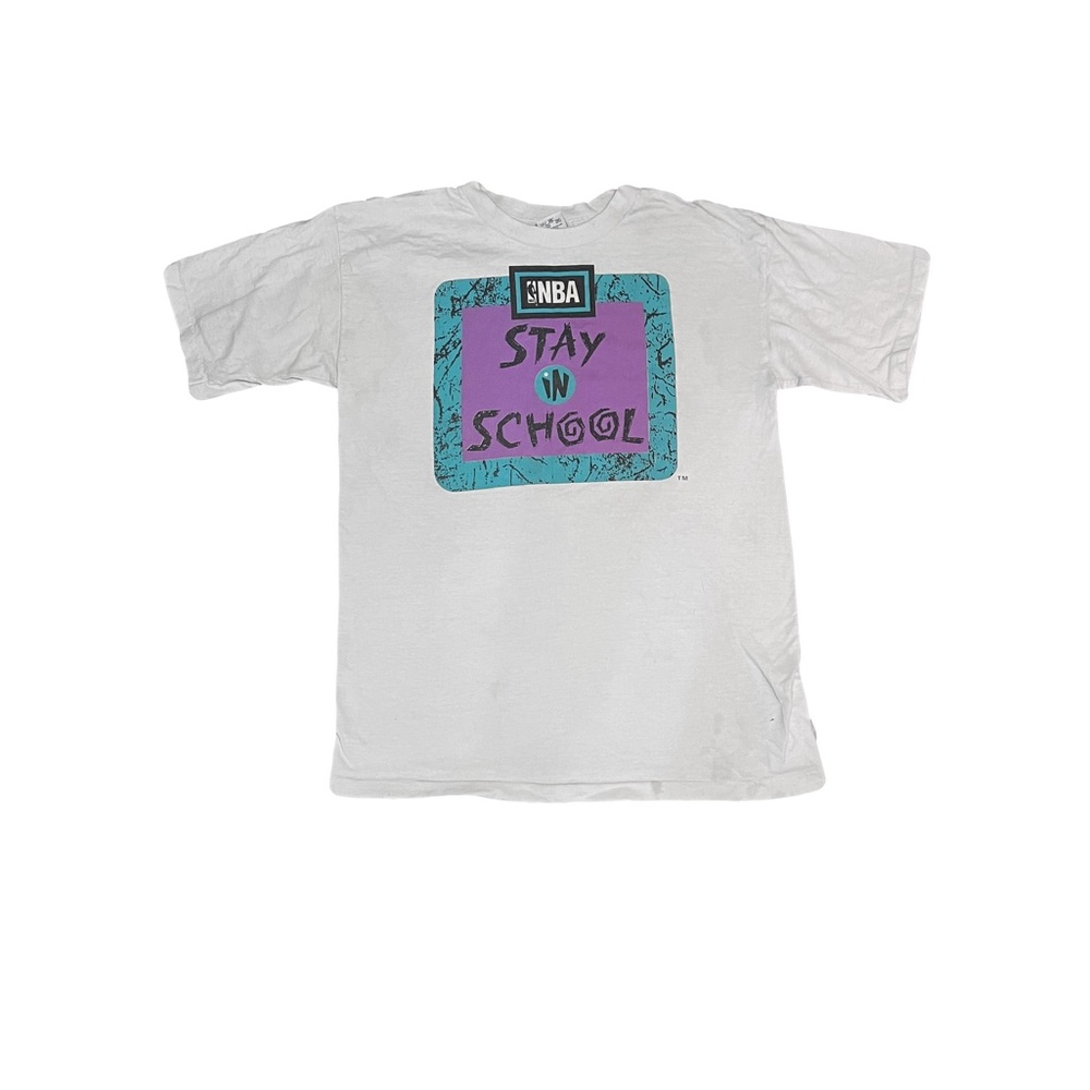 Vintage NBA “Stay In School” Tee